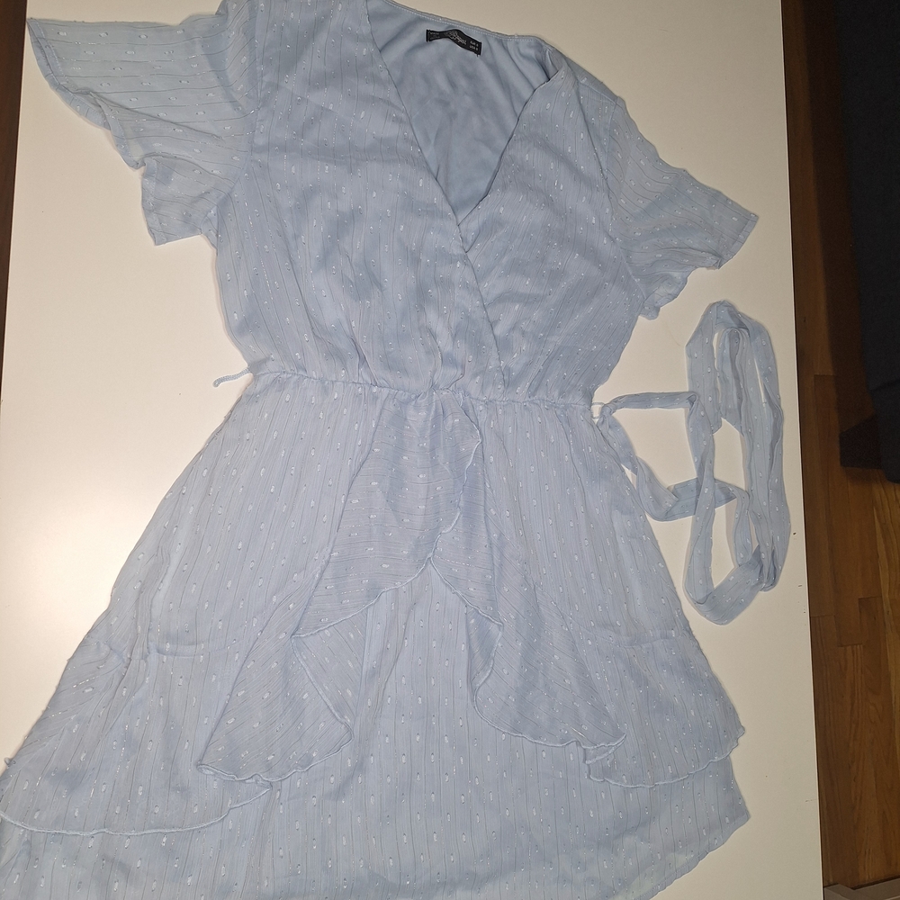 Rouge Helium Sky Blue Mini Dress